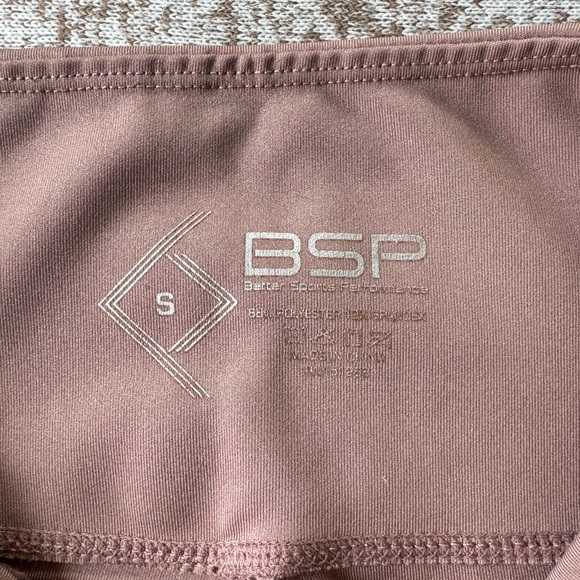 Better Sports Performance Dusty Pink Leggings - Picture 4 of 4